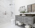 Stunning bathrooms with luxury finishings